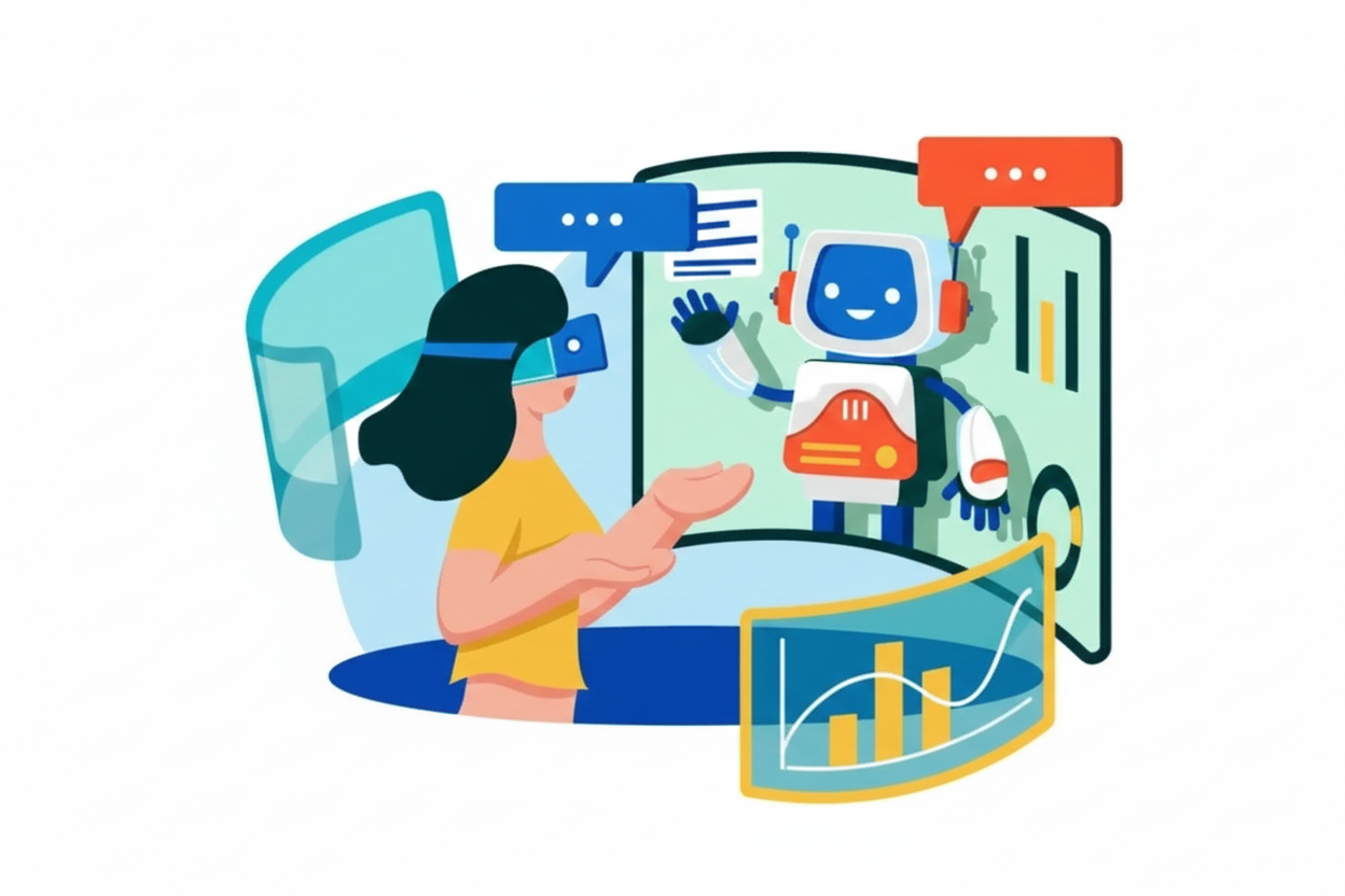 Automated chat support system for businesses.