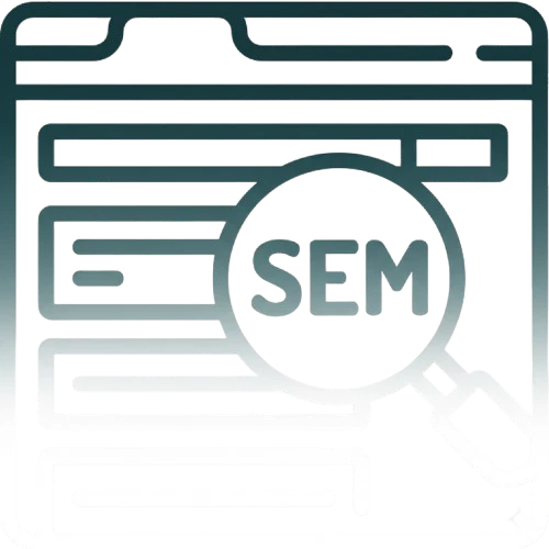 Digital marketing services with search engine marketing
