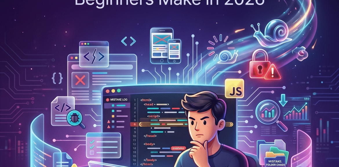 Web development mistakes beginners make in 2026 - Website Development Company in Salem